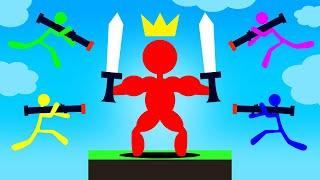 Cheating VS My Friends (Stick Fight)