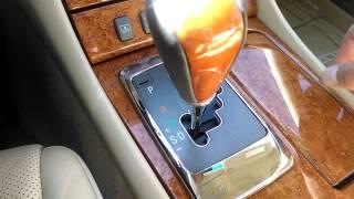 Lexus LS430 "S" shift Transmission Mode Explanation