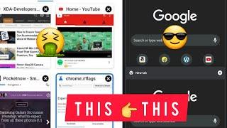 how to turn off Chrome tabs grid to normal | Tamil