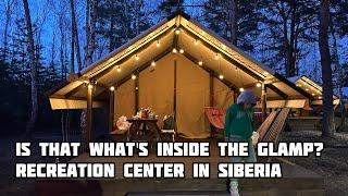 Is that what's inside the glamp? Recreation center in Siberia