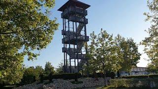 Destyling -Aussichtsturm: The Viewing Tower in Pocking Bayern Germany