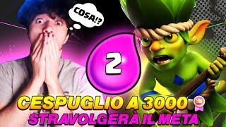 GIOCO il CESPUGLIO a 3000- I 2 di ELISIR PIÙ FORTI della STORIA di CLASH ROYALE!