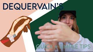 Treat DeQuervain's Tenosynovitis - in 5 minutes!