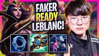 FAKER IS READY TO PLAY LEBLANC! - T1 Faker Plays Leblanc MID vs Malzahar! | Season 2024