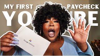 MY FIRST YOUTUBE PAYCHECK! | HOW MUCH DO SMALL YOUTUBERS MAKE