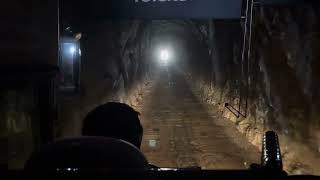 Tunnel at Nazca in Peru