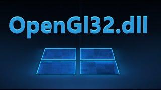 Исправить ошибку отсутствия OpenGl32.dll в Windows 11/10