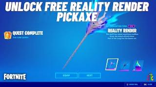 How to get FREE the Reality Render Pickaxe? Page 2 Fortnite Queen Quest