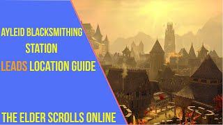 ESO Ayleid Blacksmithing Station Leads Location Guide