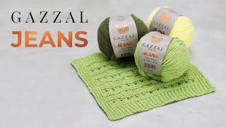 Jeans Gazzal/ Джинс Газзал. Обзор пряжи с живыми примерами из энциклопедии.