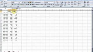 How to apply filter to a column? | Excel 2007