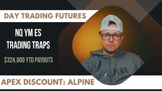 Live Day Trading Futures w/ Apex. Trying afternoon once again.