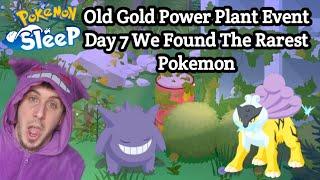 Old Gold Power Plant Event Day 7 : We Found The Rarest Pokemon | Pokemon Sleep (Session 451)