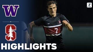 Washington vs Stanford | NCAA College Soccer | Highlights - October 22, 2023