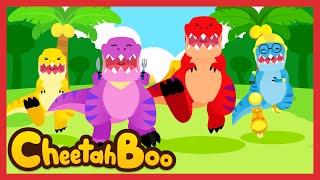 We are T-Rex Family | Dinosaur song | Nursery rhymes | Kids song | #Cheetahboo