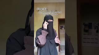 Saudi niqab tutorial|arbic nasheed status|Muslim girl #urdunazam #hijab tutorial video