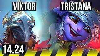 VIKTOR & Xerath vs TRISTANA & Poppy (ADC) | JP Challenger | 14.24