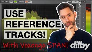 REFERENCE TRACKS in Mixing and Production / Voxengo SPAN Tutorial