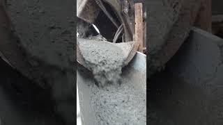 concrete casting with pvc chute#casting process#viral#shorts