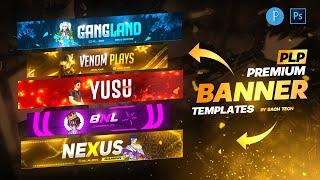 Free Gaming Banner Templates ( Download PLP file) for BGMI/FreeFire  | Banner Templates Plp