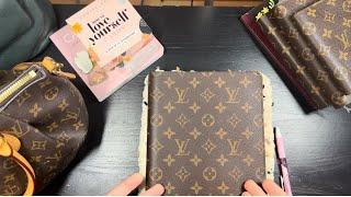 Start Your Planning w/ Me | Hobonichi & LV Desk Agenda #louisvuitton #planner #lvagenda