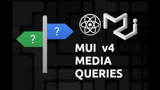 Material UI v4 Media queries in JS (Quick tip)