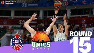 UNICS ties three-point record and crushes CSKA! | Round 15, Highlights | Turkish Airlines EuroLeague