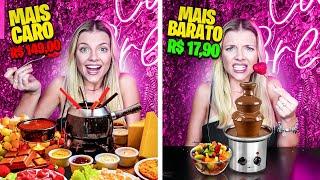 COMPAREI O FONDUE MAIS CARO E O MAIS BARATO DO APLICATIVO em 2022!