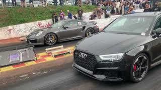 Porsche Turbo S x Audi RS3