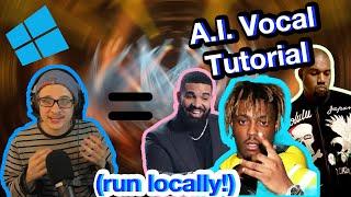 So-Vits-SVC A.i. Vocal Tutorial  - Turn into Juice Wrld, Drake, Uzi, Kanye and more!