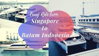 Ferry from Singapore to Batam Island Indonesia