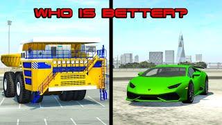 Beamng drive - Giant Car vs. Tiny Car - Who is better?