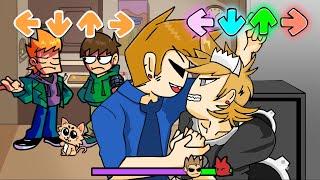 Friday Night Funkin' - Maid Tord VS Tom - Tord x Tom Eddsworld - FNF Mod