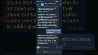 How to remove the Limitations on telegram account  proof‼️
