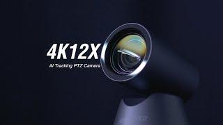 FEELWORLD 4K12X PTZ Camera 12X Pan Tilt Zoom AI Auto Track Focus IP Remote Control for Live Stream