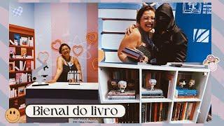 Vlog #163 | Último dia de bienal do livro e Mini tour na biblioteca da minha amiga 🪻