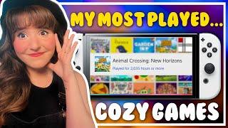 My TOP 10 MOST Played Cozy Games  | Nintendo Switch + PC