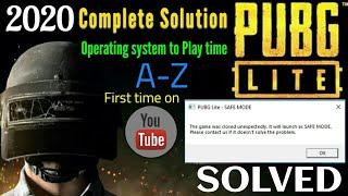 2020 | 100% working NEW solution of pubg pc lite safe mode error |March 2020| #UnboxingIdeasofficial