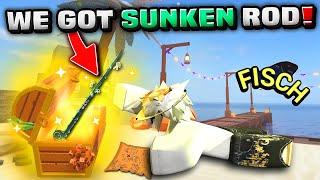 GETTING SUNKEN ROD WITH 20 TREASURE MAPS! | ROBLOX FISCH