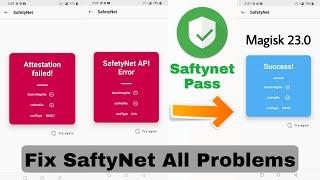 Android SafetyNet ByPass | CTS Profile False Fix | Fix SafetyNet API ERROR on All Rooted Phones