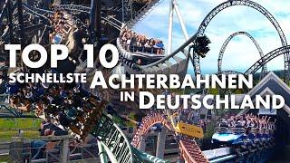 TOP 10 schnellste Achterbahnen in Deutschland