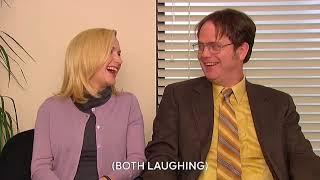 The Office (S6) unseen blooper -Cute Dwight Angela moments ️