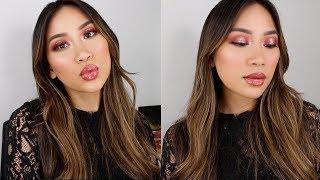 HOLIDAY GLAM MAKEUP TUTORIAL | HALO CUT CREASE | KEZIA TOEMION