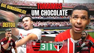 REACT FLAMENGO 3 X 1 SÃO PAULO - CHOCOLATE DO MENGÃO - BANDO DE BUNDA MOLES