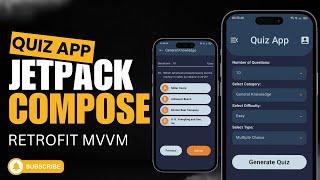 Quiz App In Jetpack Compose | Demo Video | Clean Architecture | Papaya Coders