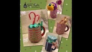 Paper Mug / Coffee Cup - Treat & Gift Holder - NO ENVELOPE PUNCH BOARD