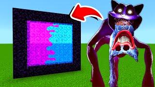 How To Make A Portal To The CATNAP and NIGHTMARE HUGGY WUGGY Dimension in Minecraft PE