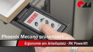 RK Powerlift Hubsäule für Ergonomie am Arbeitsplatz | Phoenix Mecano