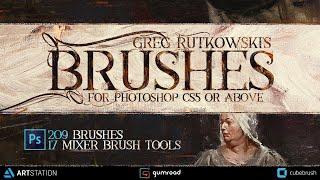 Photoshop Brushes - Greg Rutkowski