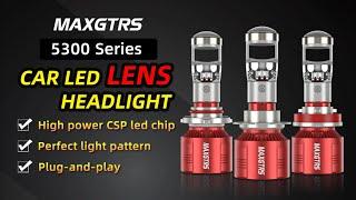 5300 Series H7 H11 H8 9005/9006 HB3 HB4 LHD LED Headlight Mini Lens Projector Low Beam Canbus Bulb